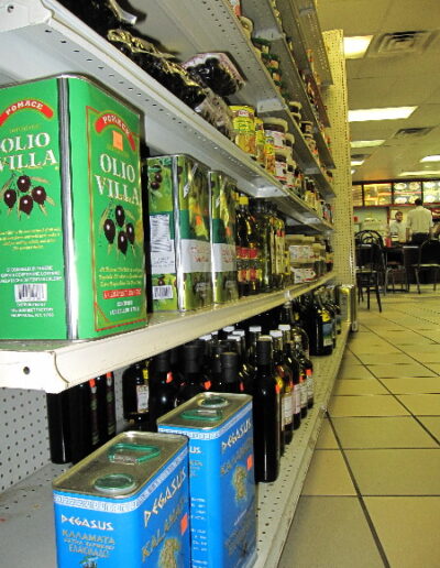 Mediterranean Bakery and Sandwich Atlanta - Store interior - Olive Oil